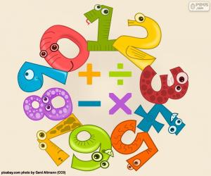 Puzzle Αριθμοί και σύμβολα